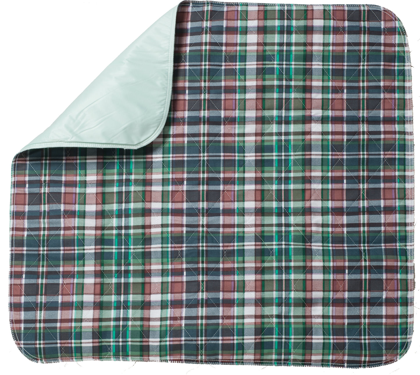 Plaid Absorbent Bed Pad 34"x36" (SKU: BPS700)