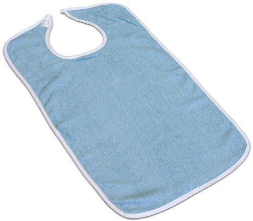 3-Pack 100% Cotton Terry Adult Bib