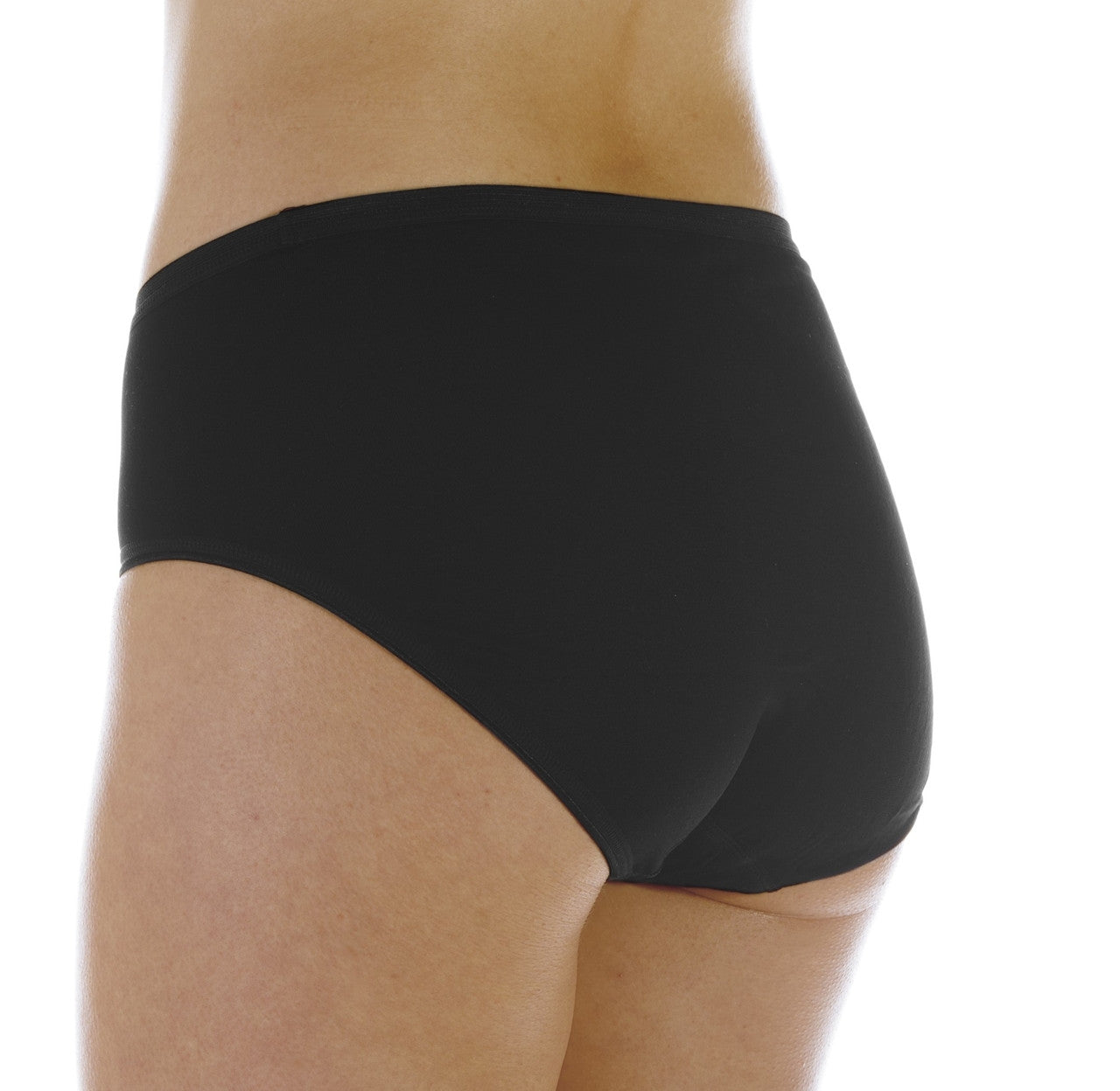 Hush Hush Seamless Panty (HH006) - Back - Black