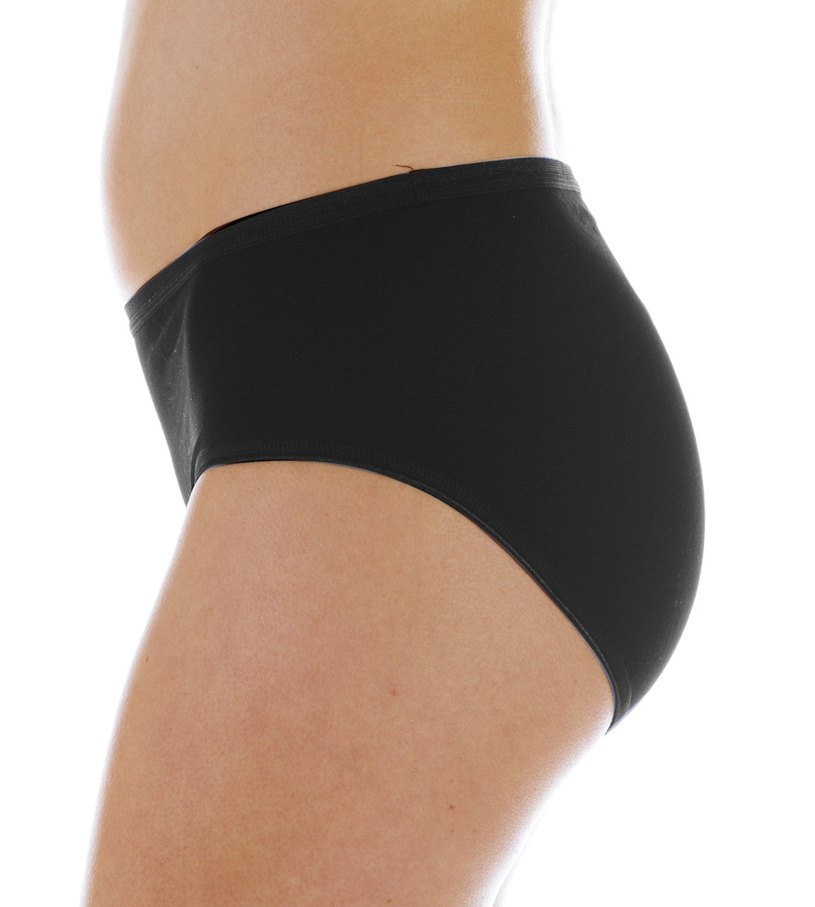 Hush Hush Seamless Panty (HH006) - Side- Black