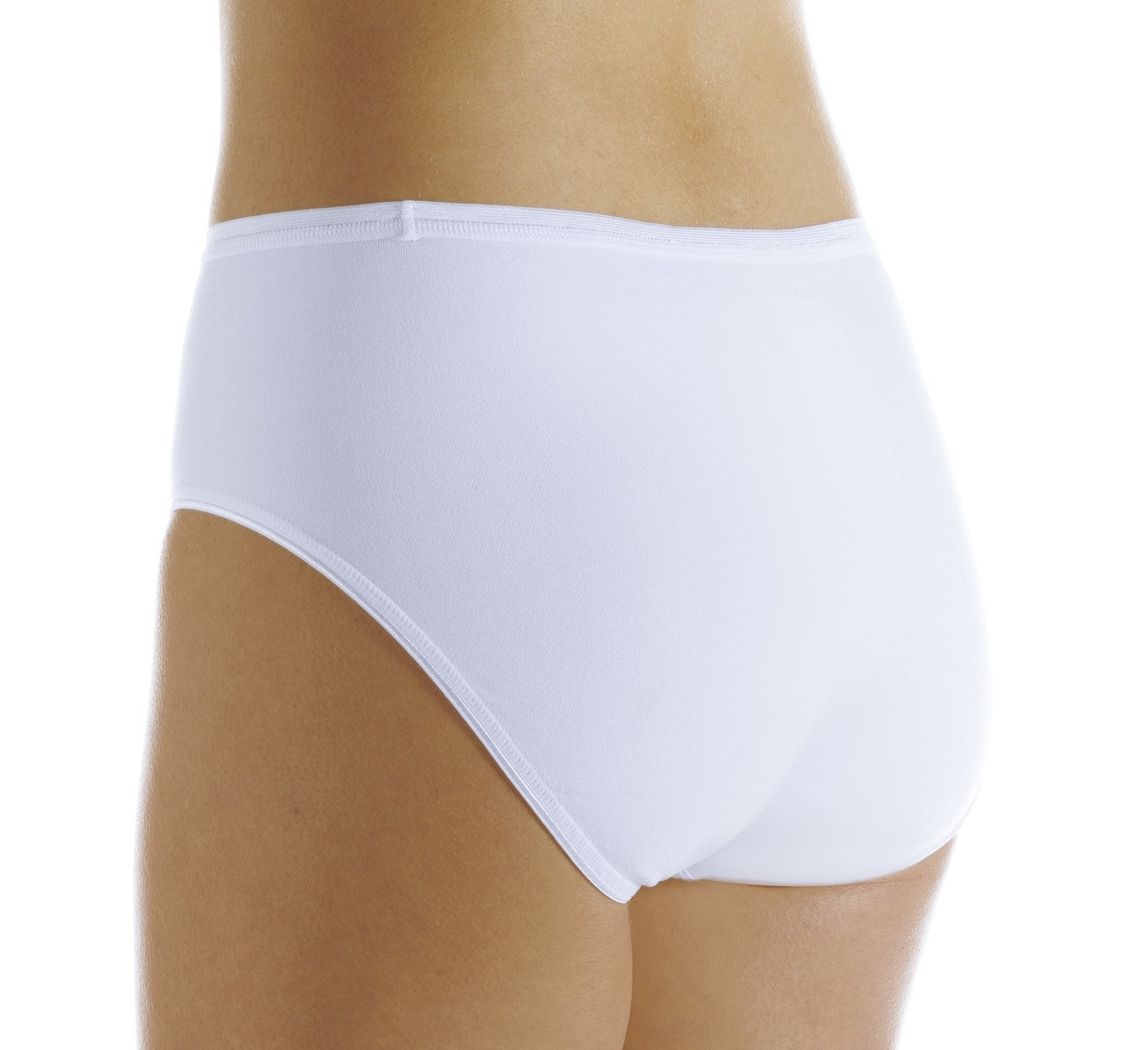 Hush Hush Seamless Panty (HH006) - Back - White