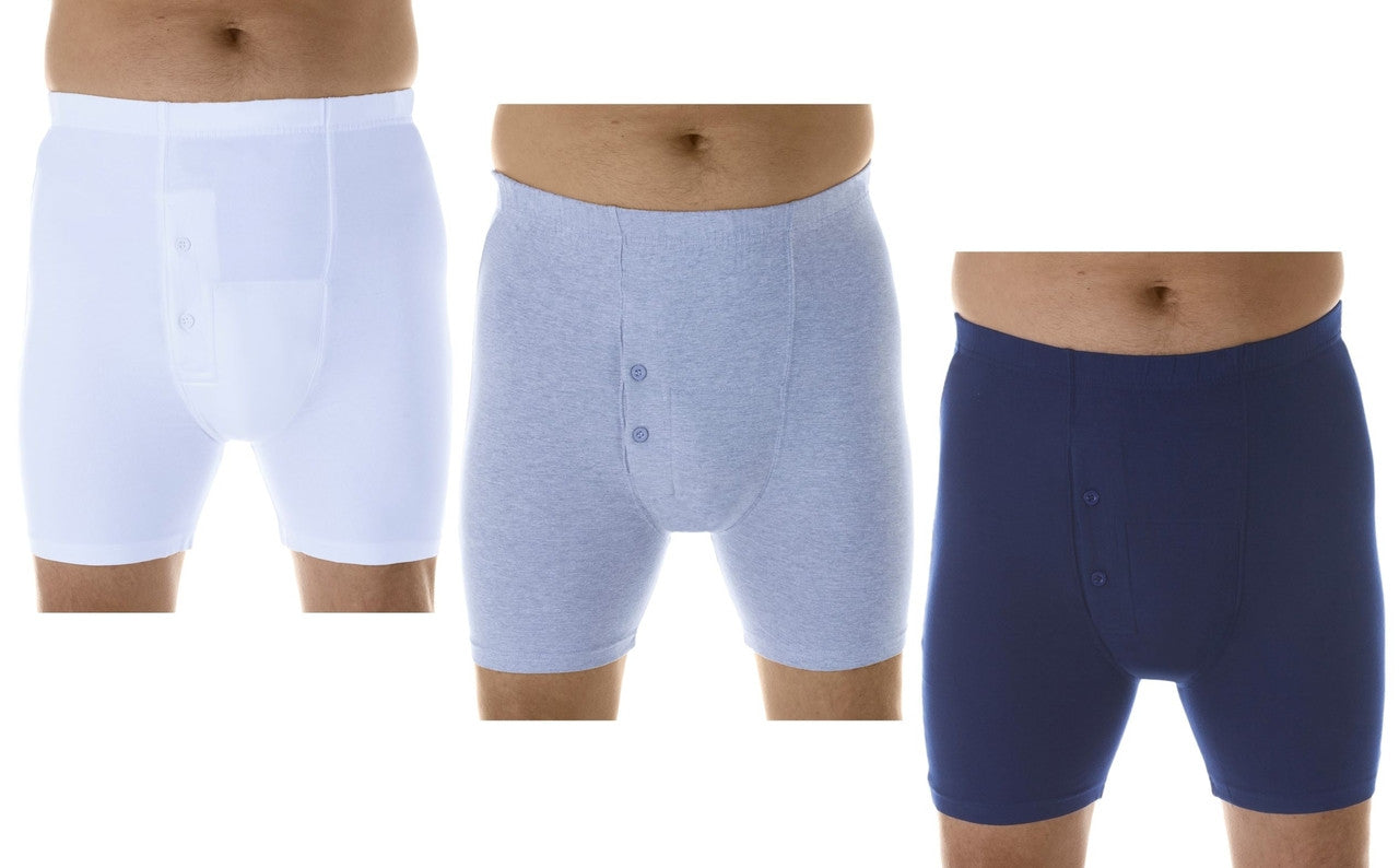 Cotton Regular Absorbency Boxer Brief (MBB100) - Color Options