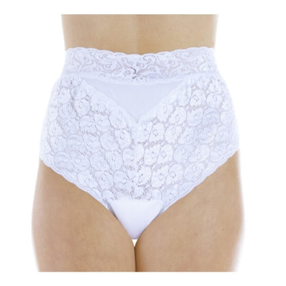 Lovely Lace Panties (L109) White - Front