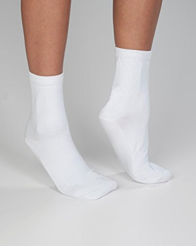 Women's Neuropothy Gel-Lined Socks (SK500-3PK) - White