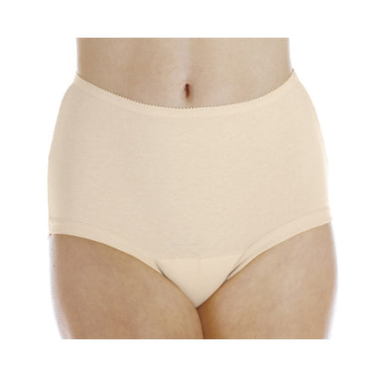 Cotton Banded Leg Panty (L17) - Beige