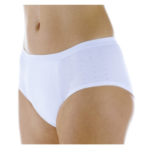 Mid-Rise Maximum Panty (HDL400) - White