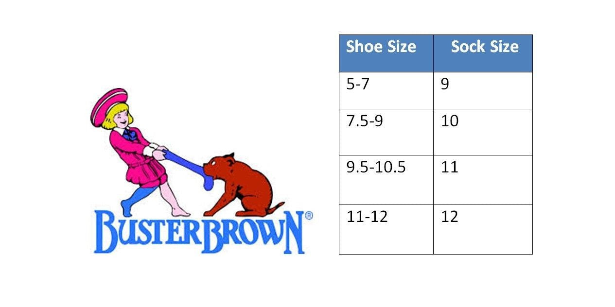 3-PACK BUSTER BROWN 100% COTTON SOCKS