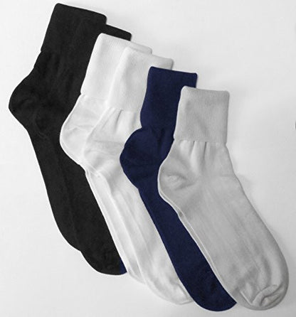 Women's Black Buster Brown Cotton Socks