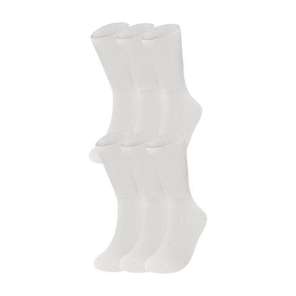 Wearever® 6 Pair Pack Mesh Top Diabetic Sock