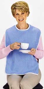 3-Pack 100% Cotton Terry Adult Bib