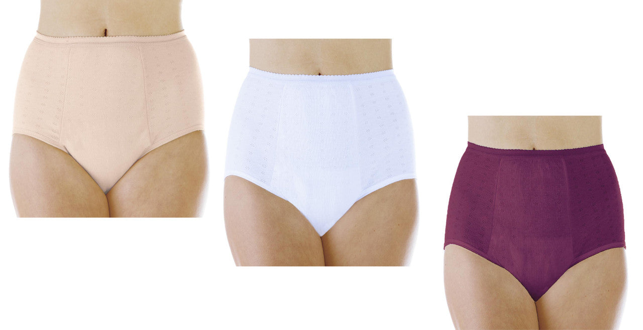 Super Absorbency Full Cut Panty (HDL100)- Front- Assorted