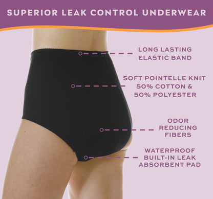 Maximum Absorbency Full Cut Panty (SKU: HDL200)