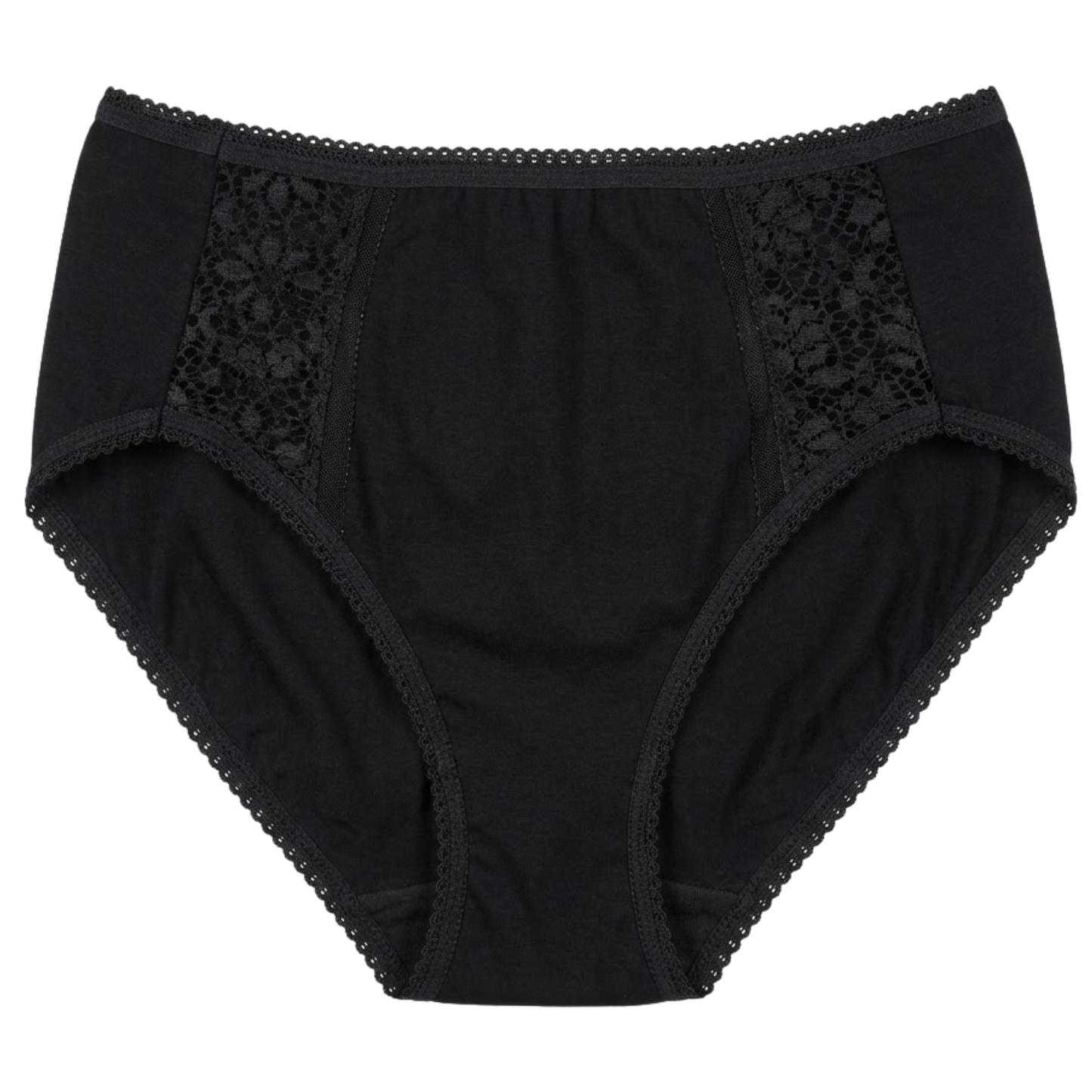 Maximum Absorbency Lace Bikini Hi Cut Panty (SKU: HDL600)