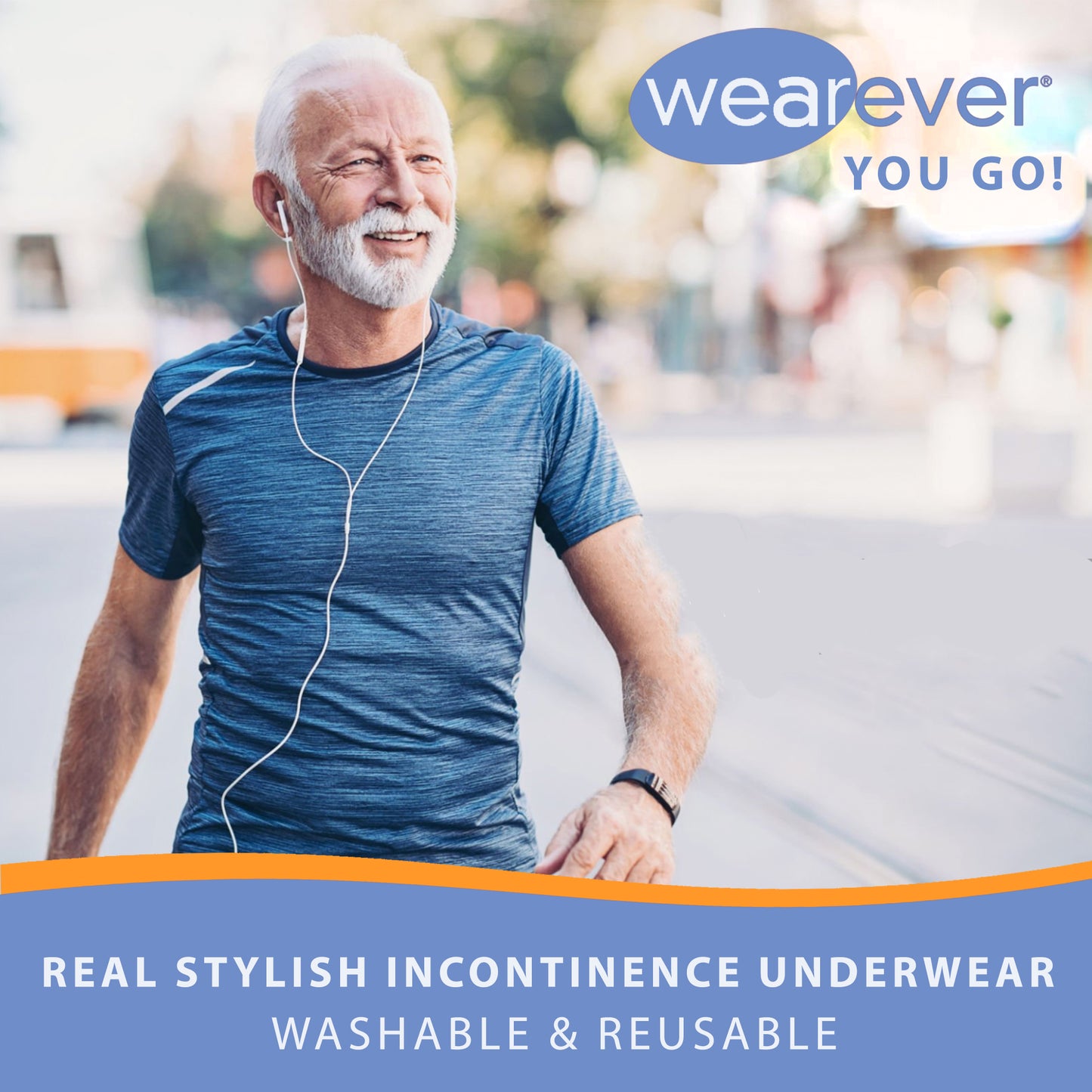 6-Pack Wearever Men’s Incontinence Briefs Super Absorbency