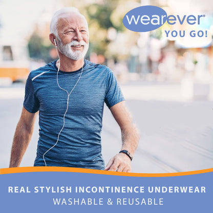 6-Pack Wearever Men’s Incontinence Briefs Super Absorbency