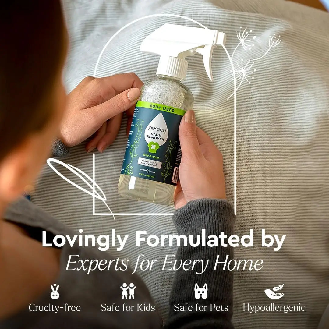 Puracy Natural Laundry Stain Remover – 4oz Travel