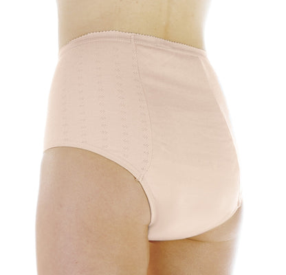 Maximum Absorbency Full Cut Panty - Beige - Back