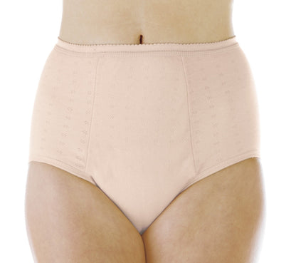 Maximum Absorbency Full Cut Panty - Beige - Front