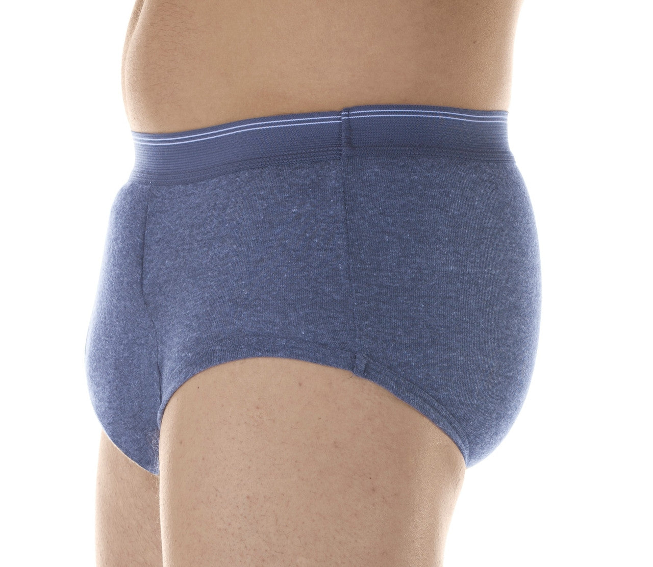 Maximum Absorbency Briefs (HDM200) - Side - Blue