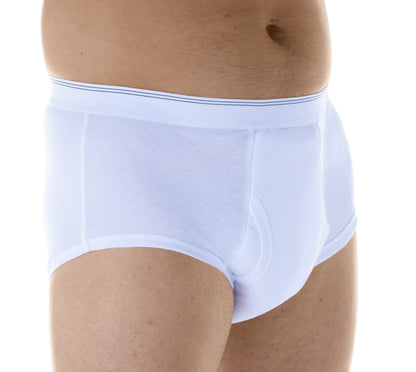Maximum Absorbency Briefs (HDM200) - Front-Right - White