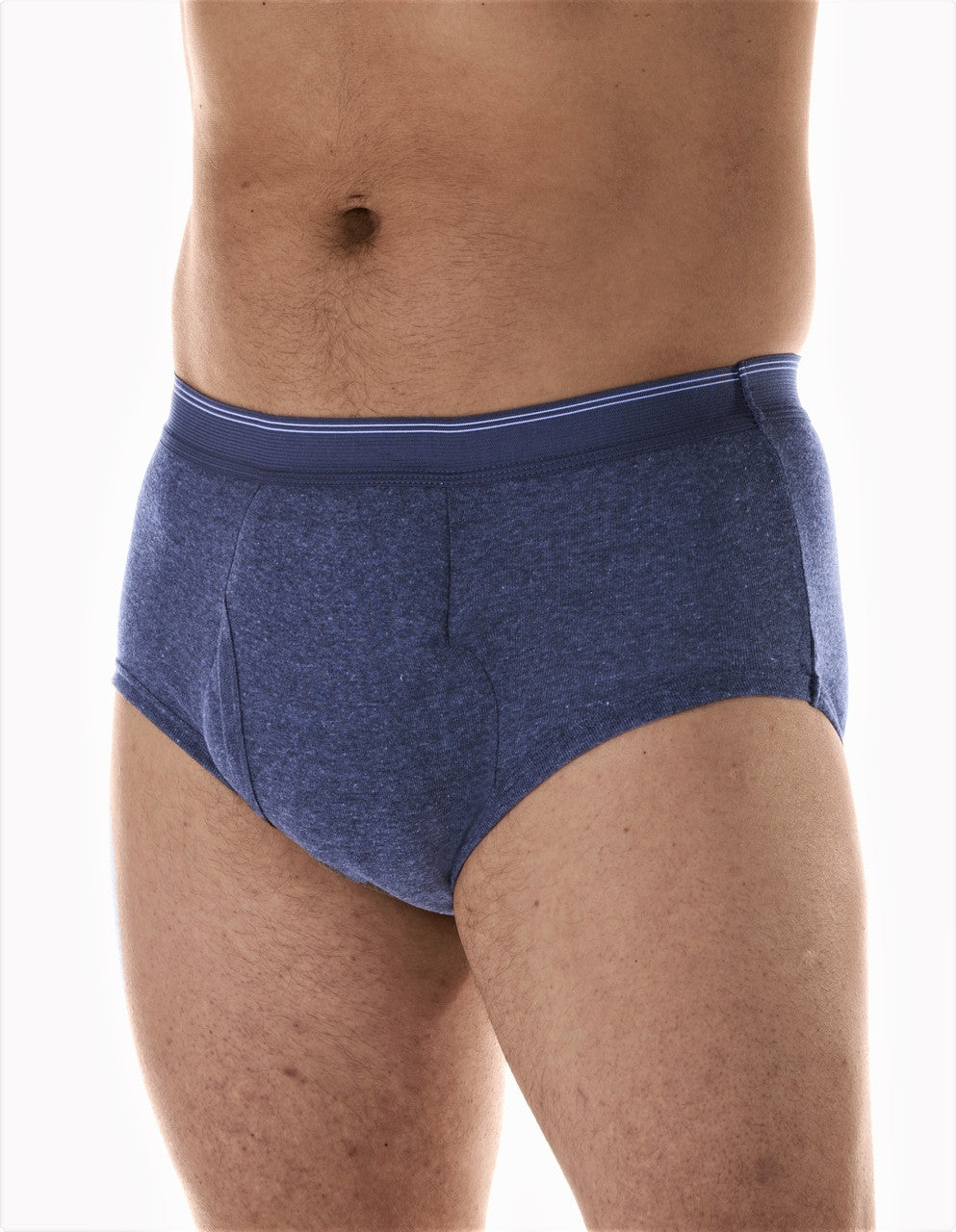 Super Absorbency Briefs (HDM100) - Front - Blue