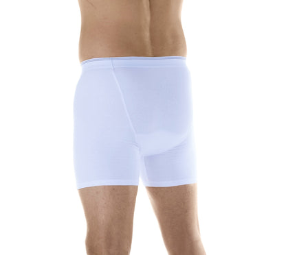 Maximum Absorbency H-Fly Boxer brief (HDM500) - Back - White