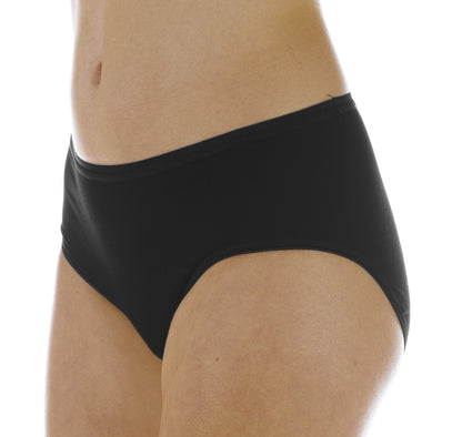 Hush Hush Seamless Panty (HH006) - Front/Side- Black