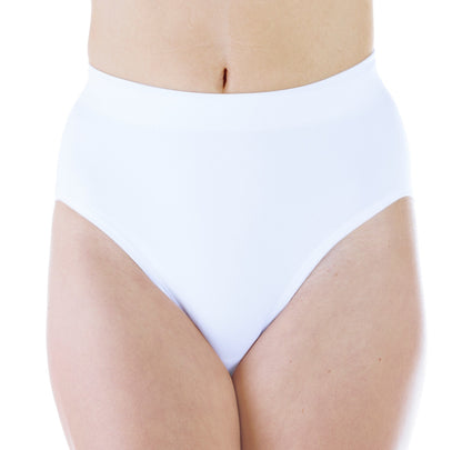 Smooth & Silky High-Leg Panty (S100) - White